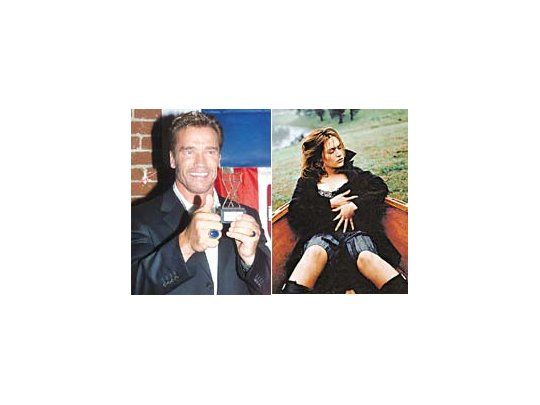 Schwarzenegger y Winslet.
