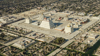 Así sería Tenochtitlán el próximo siglo, según la Inteligencia Artificial Así sería Tenochtitlán el próximo siglo, según la Inteligencia Artificial