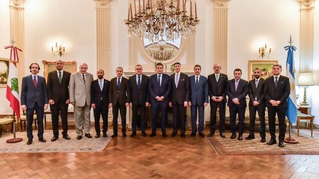 Diplomáticos de los países árabes se reunieron con el Ministro Sergio Massa.