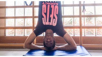 Del Potro se pone a punto para Wimbledon haciendo yoga