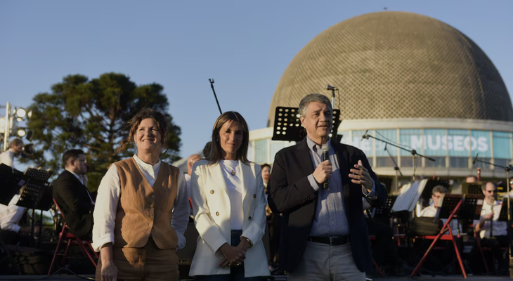Jorge Macri inaugurated the "Night of the Museums" this Saturday at the Planetarium Jorge Macri inaugurated the "Night of the Museums" this Saturday at the Planetarium