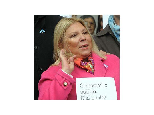 Elisa Carrió.