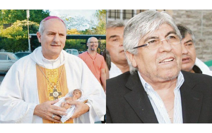 ámbito.com | Mons. Jorge Lugones y Hugo Moyano