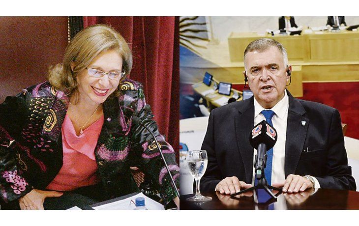 Beatriz Rojkés y Osvaldo Jaldo.