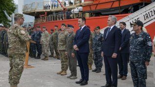 Luis Petri dijo presente junto al Canciller, Pablo Quirno. Luis Petri dijo presente junto al Canciller, Pablo Quirno.