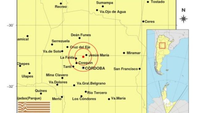 Temblor en Córdoba: un sismo de 4,6 grados sacudió la provincia