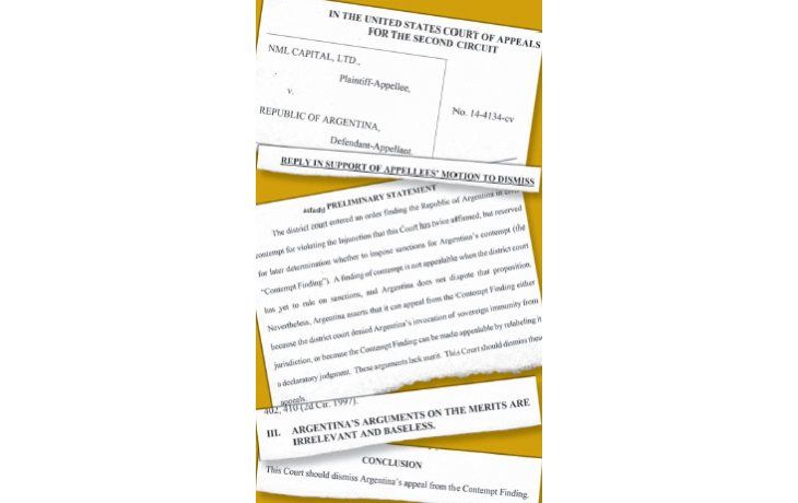 ámbito.com | El fondo buitre Elliott presentó ante Griesa, el lunes, un nuevo escrito reclamándole al juez que avance en la aplicación del “desacato” y que embargue rápidamente bienes fisicos y financieros del país en EE.UU.