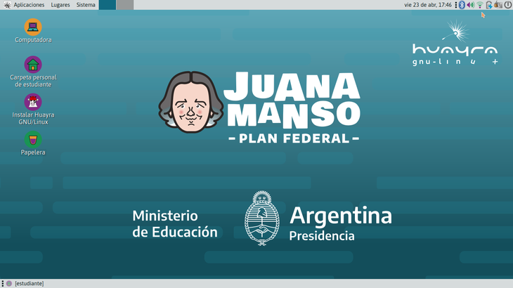 Así se ve la última versión del sistema operativo Huayra GNU/Linux Así se ve la última versión del sistema operativo Huayra GNU/Linux