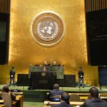El Presidente calificó a Naciones Unidas de inútil pero usó su tribuna para reclamar por Malvinas. El Presidente calificó a Naciones Unidas de inútil pero usó su tribuna para reclamar por Malvinas.