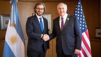 Cafiero se reunió con Stanley para trabajar la agenda del encuentro bilateral entre presidentes.