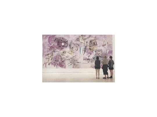 La muestra de pinturas del artista chileno Roberto Matta es una de las más importantes que exhibe hoy el IVAM, junto a la de Degas y la de Jasper Johns.