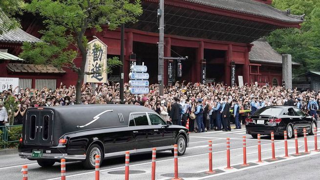 Miles de personas despidieron al exprimer ministro de Japón Shinzo Abe.