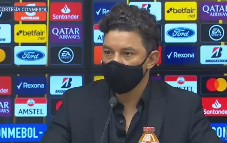 Marcelo Gallardo en conferencia