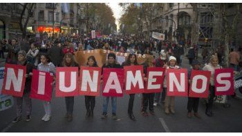 #NiUnaMenos. Miles de personas se movilizaron desde el Congreso Nacional hasta la Plaza de Mayo.