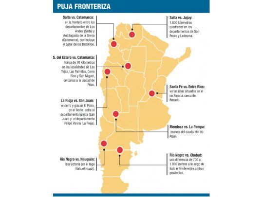 Deuda de federalismo: persisten al menos ocho conflictos entre provincias