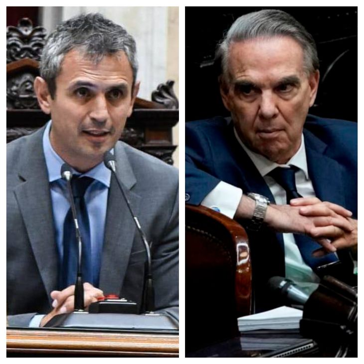 Contrapunto entre Martín Menem y Miguel Ángel Pichetto. Contrapunto entre Martín Menem y Miguel Ángel Pichetto.