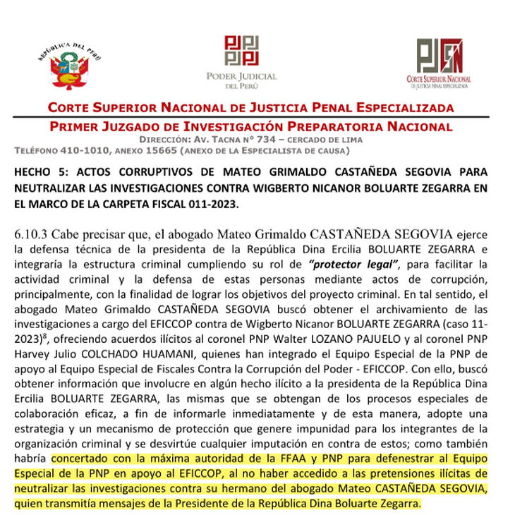 Report of the Judicial Branch of Peru. Report of the Judicial Branch of Peru.