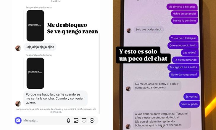 More chats exposed by Yanina Latorre. More chats exposed by Yanina Latorre.