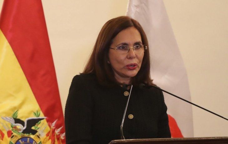 Karen Longaric, canciller interina de Bolivia.&nbsp;