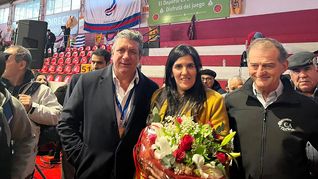 Ignacio Curbelo, Lorena Quintana y Guido Manini Ríos.