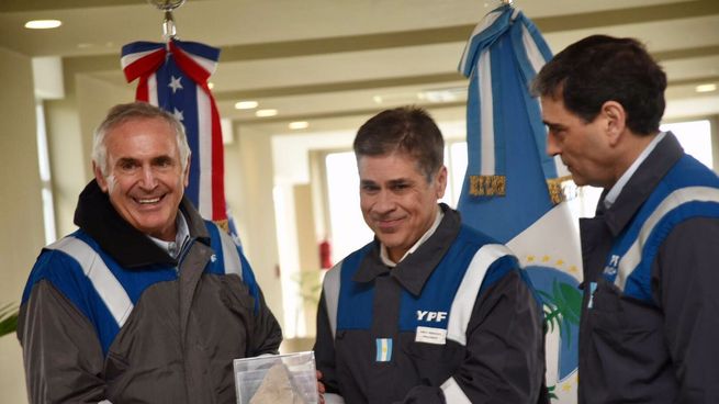 Marc Stanley, junto a Pablo González y Pablo Iuliano.&nbsp;