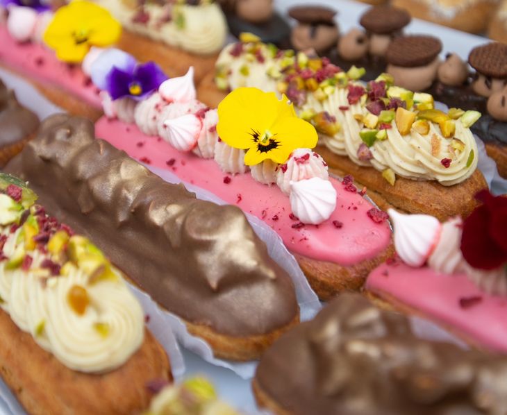 Pastelería en la Feria Francesa. Pastelería en la Feria Francesa.