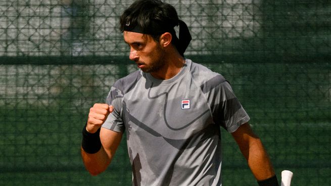 Tirante, única victoria argentina del día en el Masters 1000 de Miami.