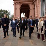 Javier Milei logró una foto de unidad en el marco del Tedeum. Javier Milei logró una foto de unidad en el marco del Tedeum.