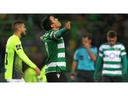 Marcos Acuña tiene un buen presente en Sporting Lisboa.