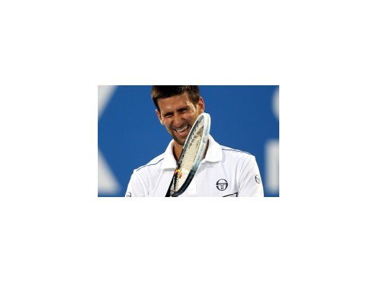 Novak Djokovic está feliz.