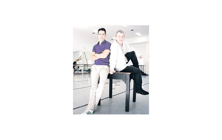 Ricky Pashkus, director del Ballet Argentino de la Fundación Julio Bocca, y Alejandro Ibarra, uno de los coreógrafos convocados para la tercera edición de «Nombre y Apellido».