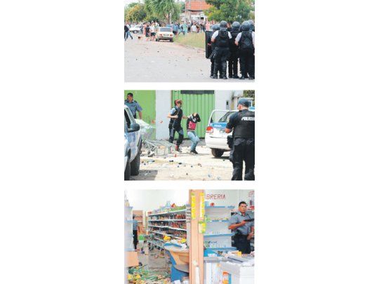Un supermercado chino de Villa Gobernador Gálvez fue blanco de intentos de saqueo, que luego tuvieron réplicas menores en la ciudad de Rosario. Los episodios dejaron el saldo de 63 detenidos por “atentado a la propiedad y el orden público”, además de otros cinco detenidos de origen chino, tras una supuesta defensa a los tiros.