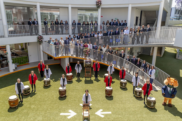 Vista del Colegio Japonés que inauguró Kasuga. Vista del Colegio Japonés que inauguró Kasuga.