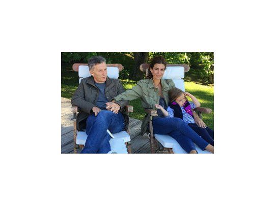 Macri, junto a su familia en Villa La Angostura.