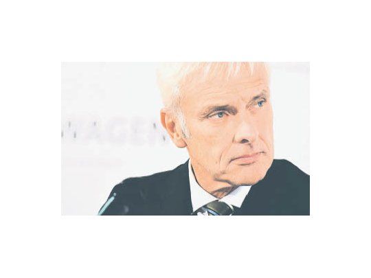 Negociación. El CEO de VW, Matthias Müller, tomó las riendas de la compañía tras el escándalo. Ahora busca un cierre al asunto.