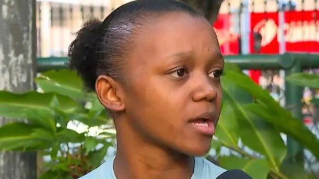 La joven Samara Lima fue entrevistada por la televisión brasileña tras el episodio.