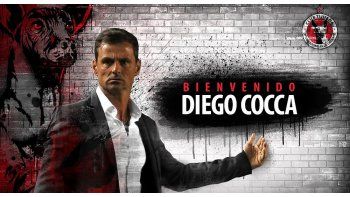 Así anunció el Xolos de Tijuana a Cocca en su cuenta oficial de Twitter.