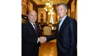 Mauricio Macri recibió en su despacho al canciller brasileño Mauro Vieira.