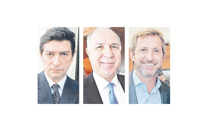Horacio Rosatti, Ricardo Lorenzetti y Rogelio Frigerio