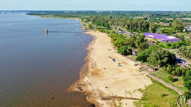 El Master Plan de la Costa de Paysandú consta de cinco sectores unidos por una vía continua. (Foto: Intendencia de Paysandú)