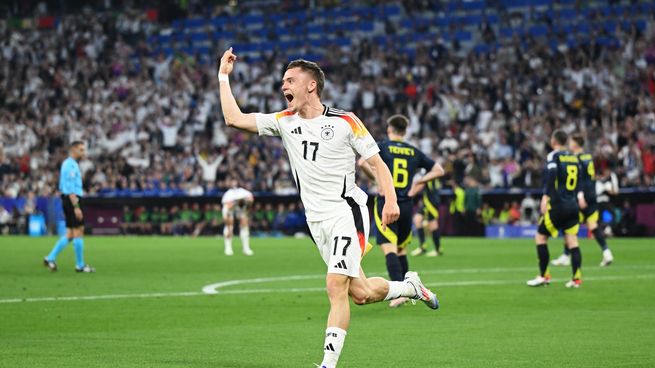 Wirtz anotó el primer gol de Alemania en la Eurocopa.