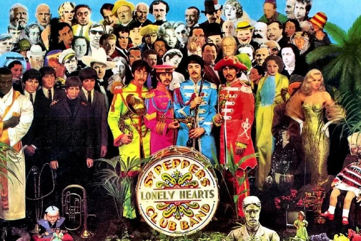 Se publica en 1967 el álbum del grupo The Beatles: Sgt. Pepper 's Lonely Hearts Club Band. Se publica en 1967 el álbum del grupo The Beatles: Sgt. Pepper 's Lonely Hearts Club Band.
