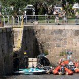 La mujer fue trasladada para recibir atención médica y contención profesional en el Hospital Argerich del barrio de La Boca. La mujer fue trasladada para recibir atención médica y contención profesional en el Hospital Argerich del barrio de La Boca.