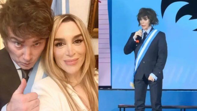 El espectáculo de Fátima debutó con una imitación a Milei.