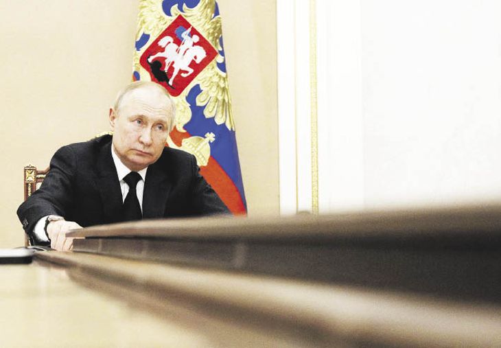 PODER. El presidente Vladímir Putin responde golpeando las necesidades de la UE.