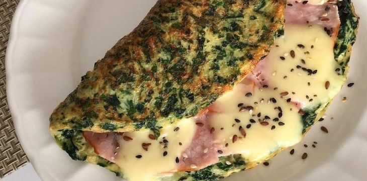 Omelette de espinaca, imagen ilustrativa