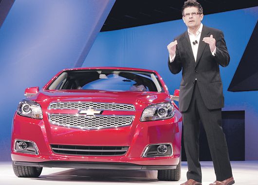 General Motors presentó el Chevrolet Malibu.