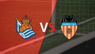 ¡arranca la etapa complementaria! real sociedad lleva la ventaja con un marcador 1-0 sobre valencia