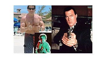 Seagal y Ferrigno ya tenían el cargo de sheriff.
