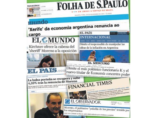 Moreno, el “sheriff” de la economía para prensa internacional